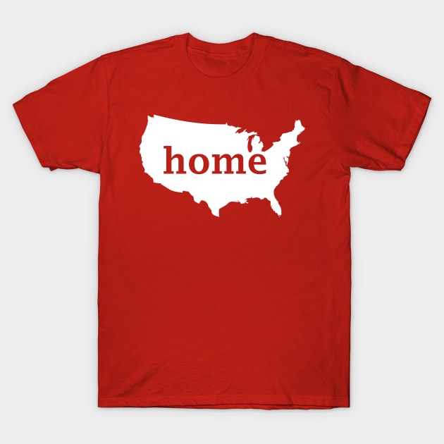 USA Home T-Shirt by TBM Christopher